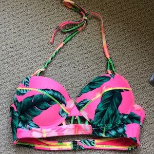 Tropical bathing suit top!